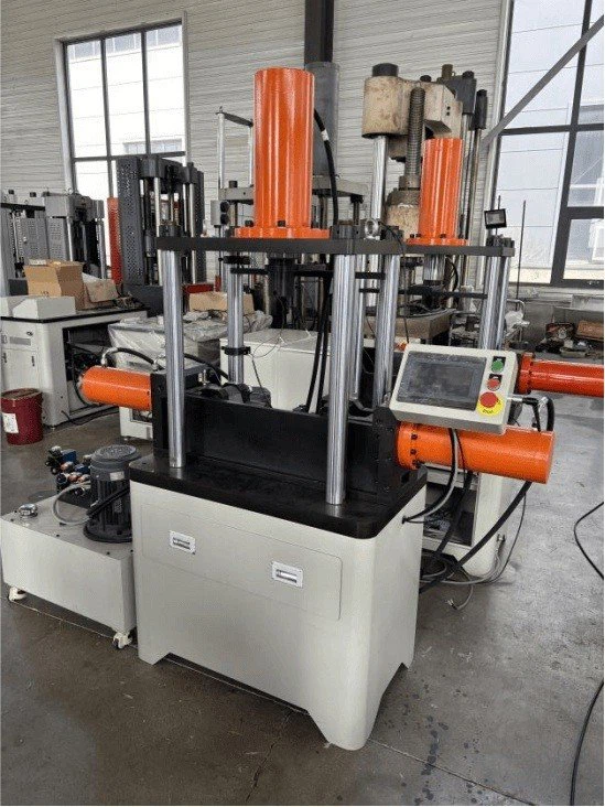 Machine de test de flexion hydraulique à trois cylindres verticale